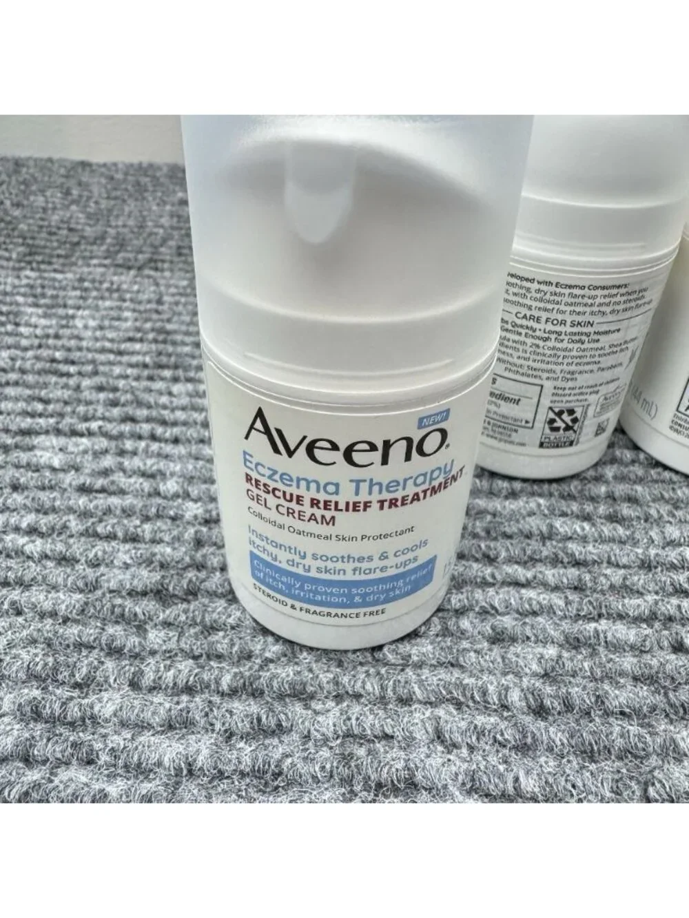Aveeno Eczema Therapy Rescue Relief Treatment Gel Cream -1.5 oz Lot Of 4 NEW